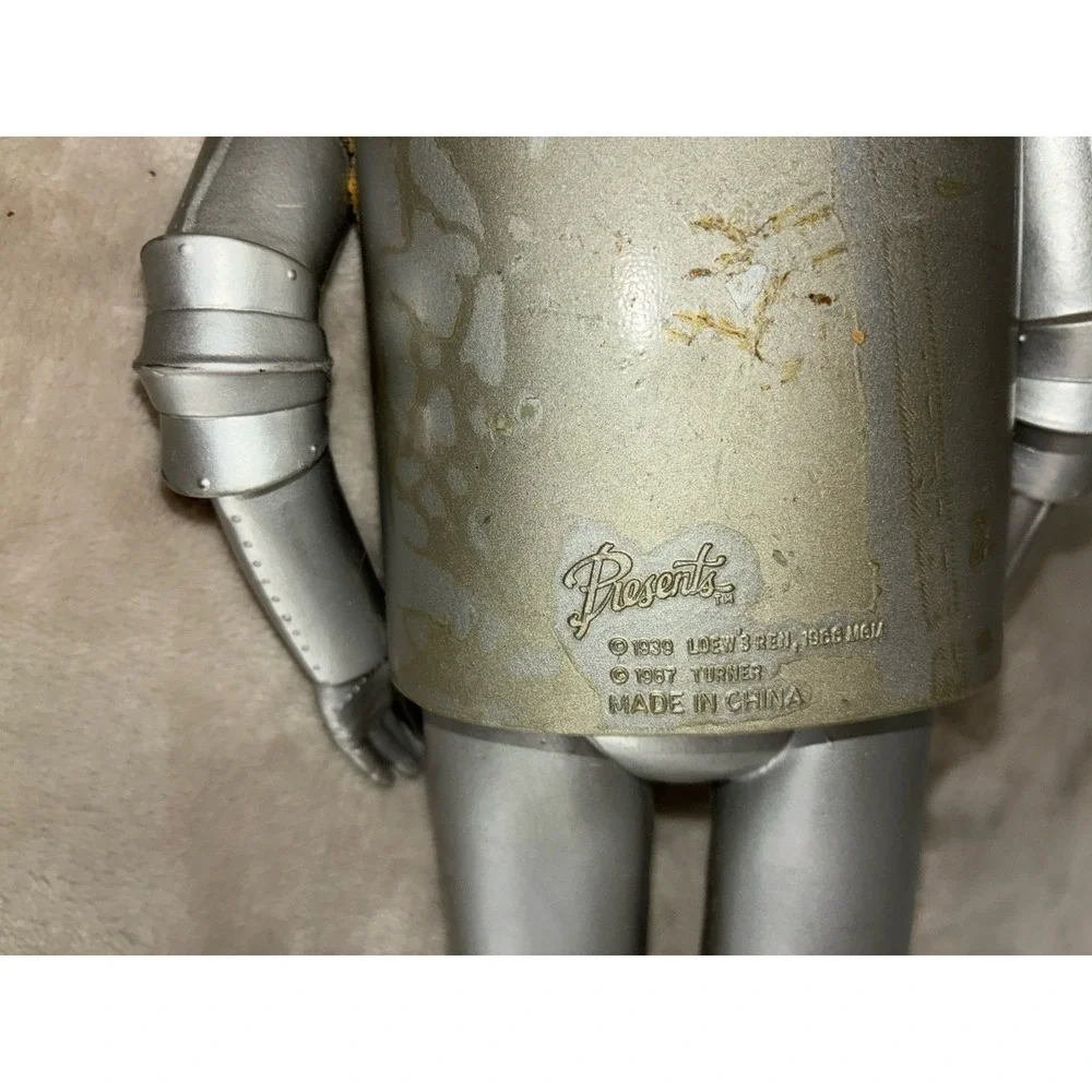 Vintage Tin Man Figure by Presents 1987 Wizard of Oz Hamilton Doll 14